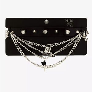 HIM Locket Rose Necklace Set Hot Topic